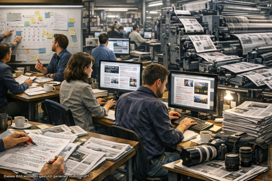 Wie entsteht eine Zeitung? Blick hinter die Kulissen
