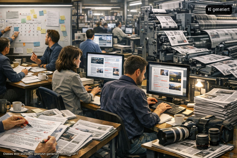 Wie entsteht eine Zeitung? Blick hinter die Kulissen
