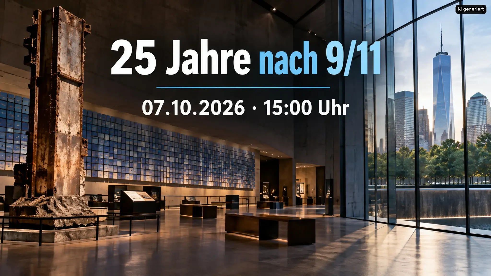 25 Jahre nach dem 11. September 2001: Das National 9/11 Museum in New York